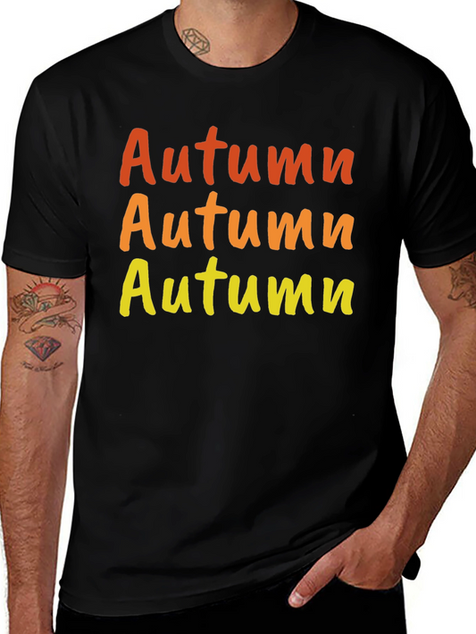 Autumn Graphic Tee - Mens Black T-Shirt
