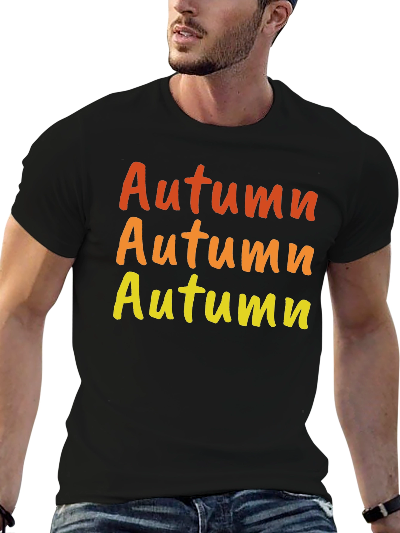 Autumn Graphic Tee - Mens Black T-Shirt