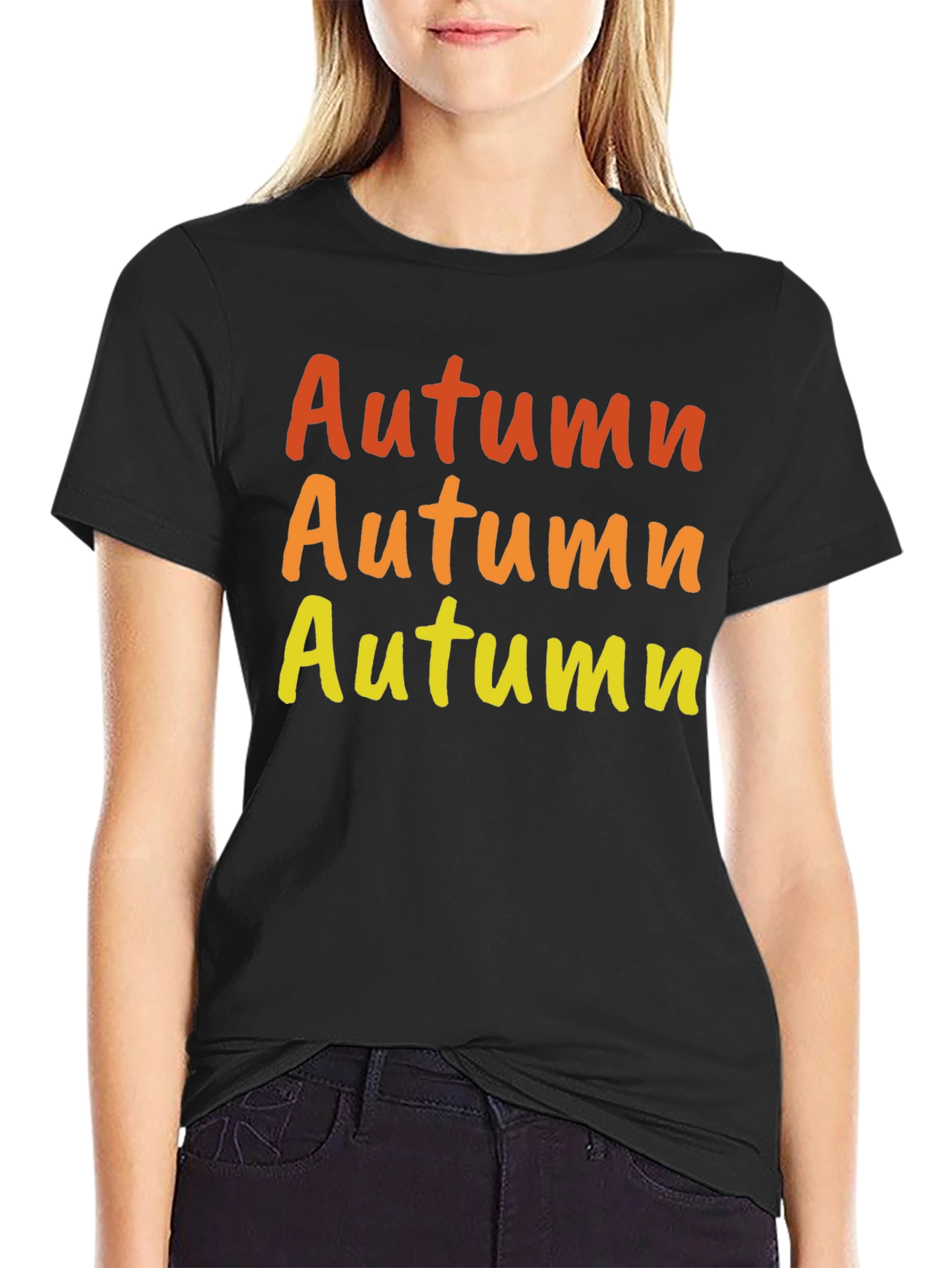 Autumn Graphic Tee - Mens Black T-Shirt