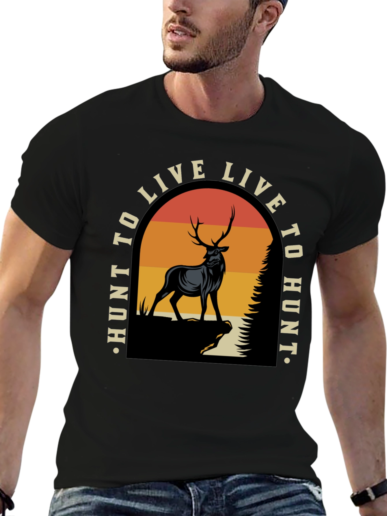 Hunt To Live Graphic Tee
