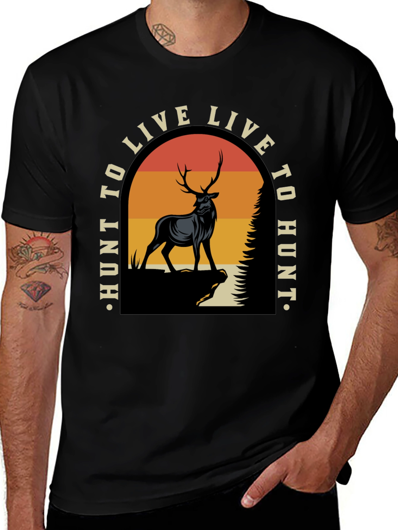 Hunt To Live Graphic Tee