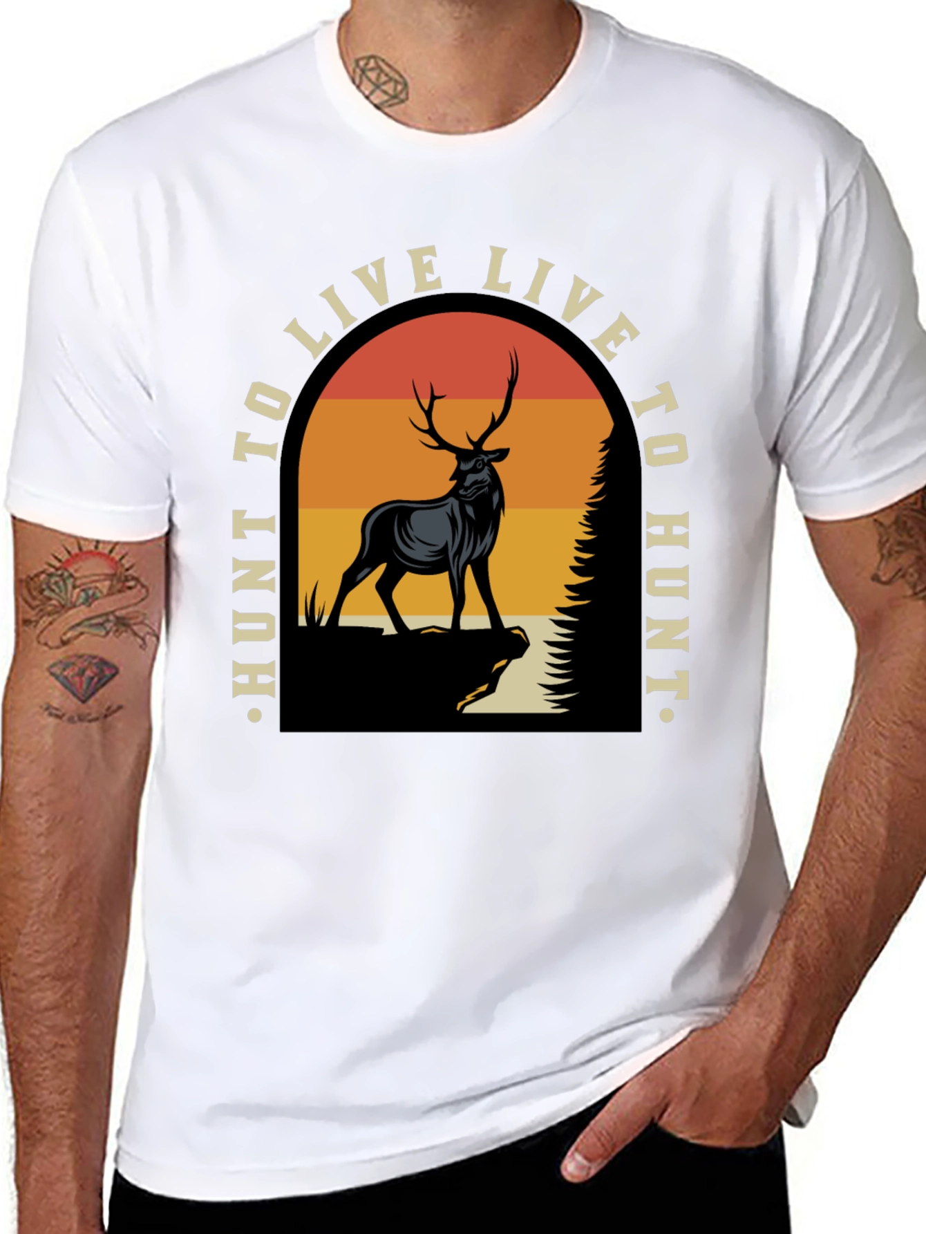 Hunt To Live Graphic Tee