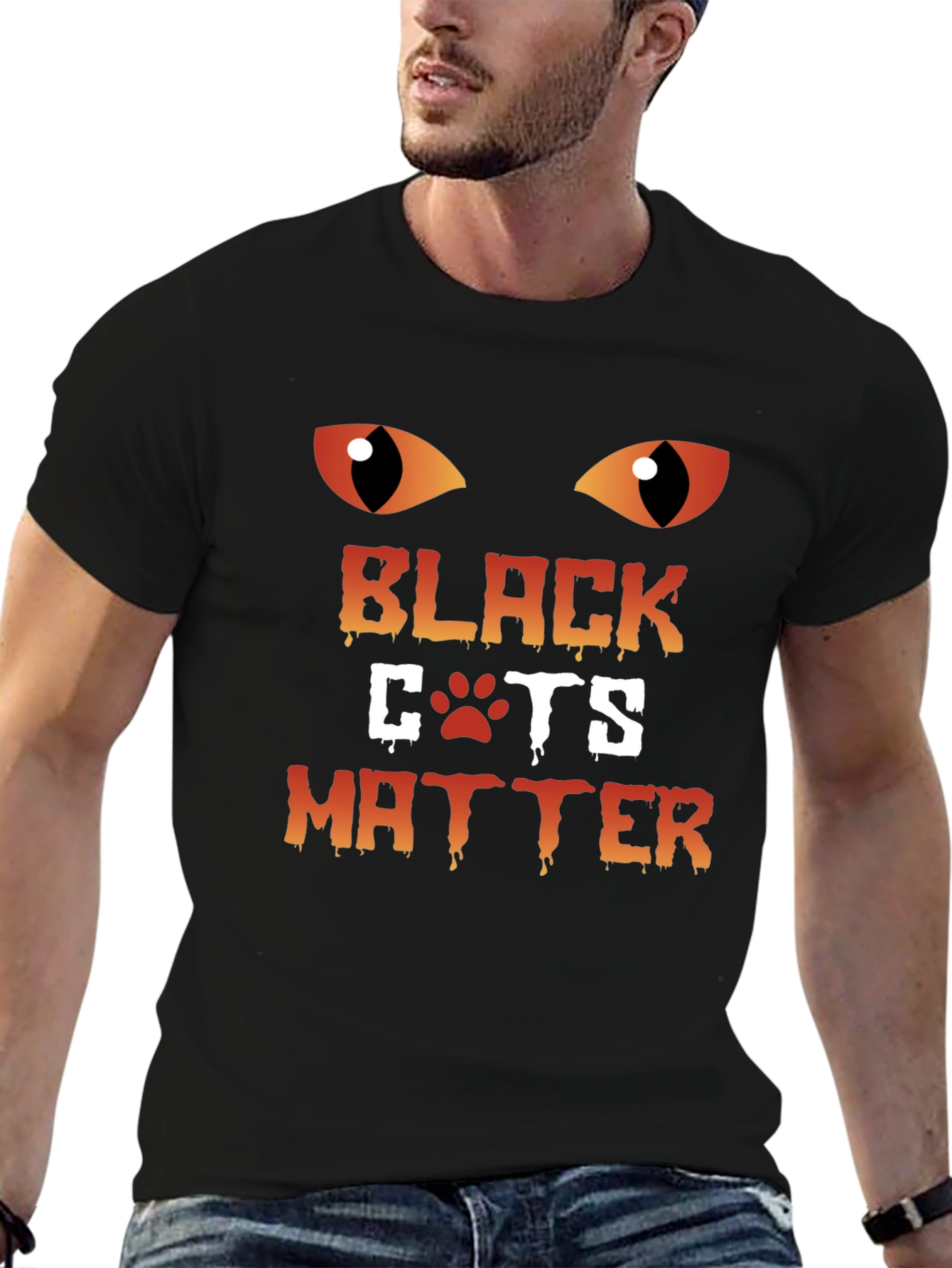 Black Cats Matter Graphic T-Shirt