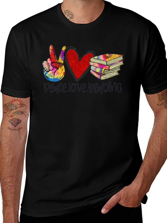Peace Love Reading T-Shirt