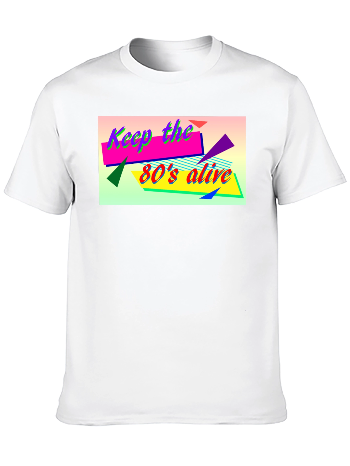 Keep the 80s Alive Black T-Shirt
