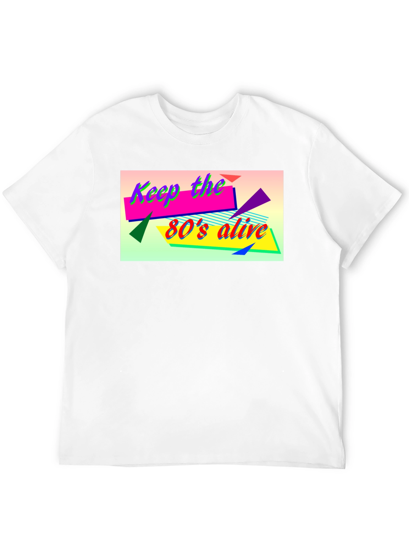 Keep the 80s Alive Black T-Shirt