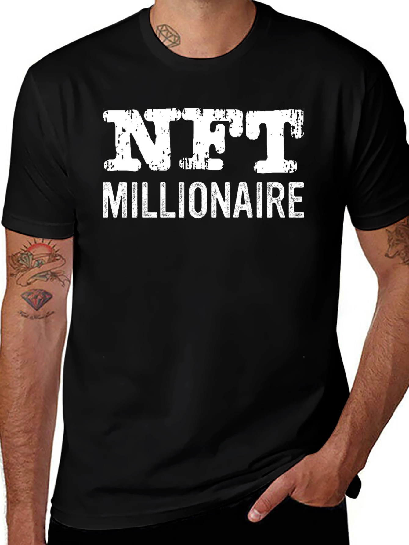 NFT Millionaire Graphic Tee - Crypto Fashion
