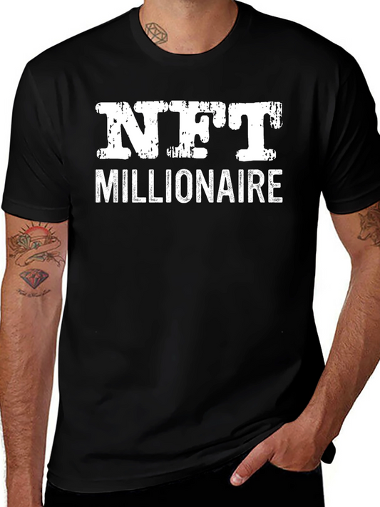 NFT Millionaire Graphic Tee - Crypto Fashion