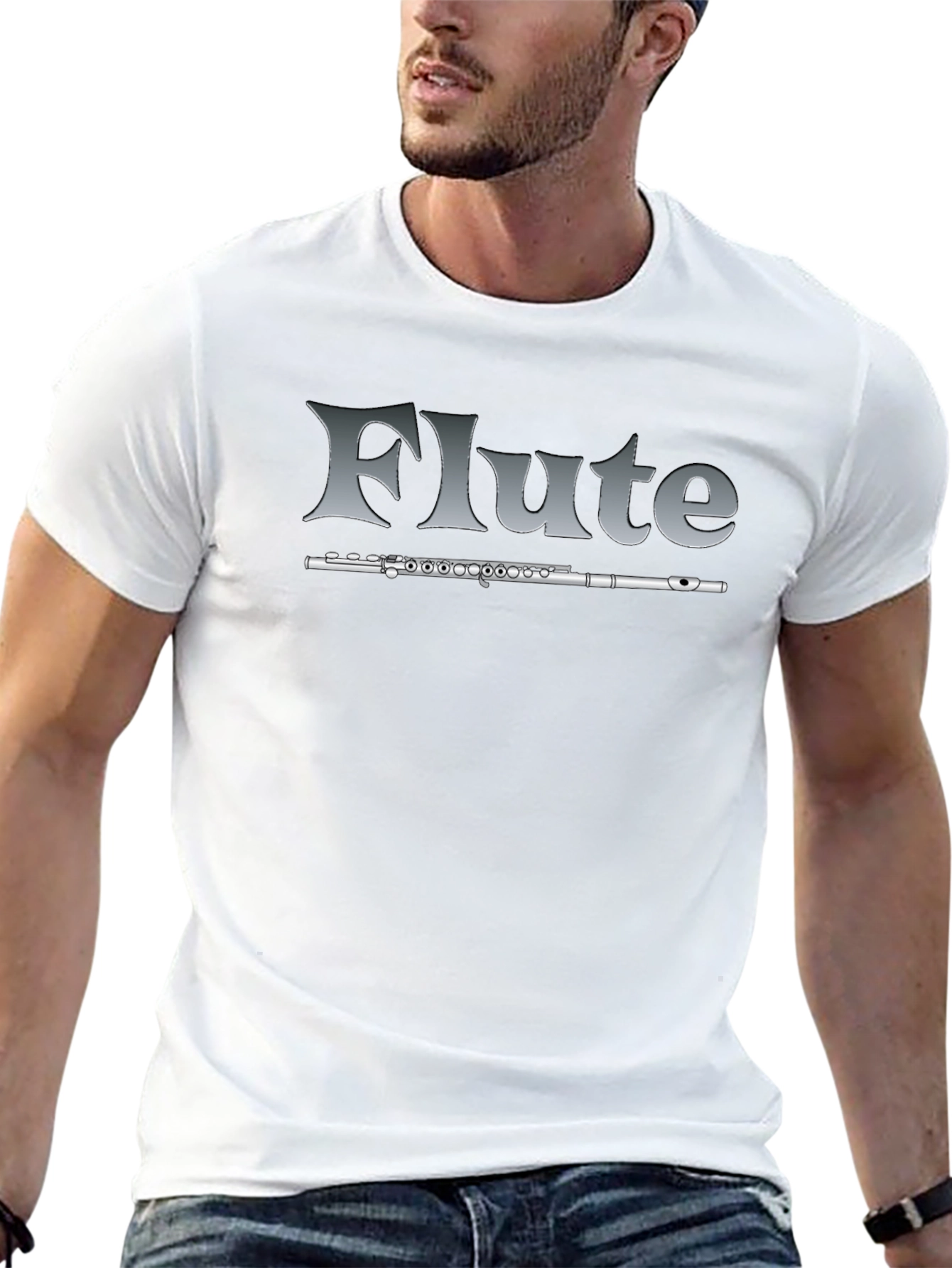 Flute Graphic T-Shirt - Musician Apparel
