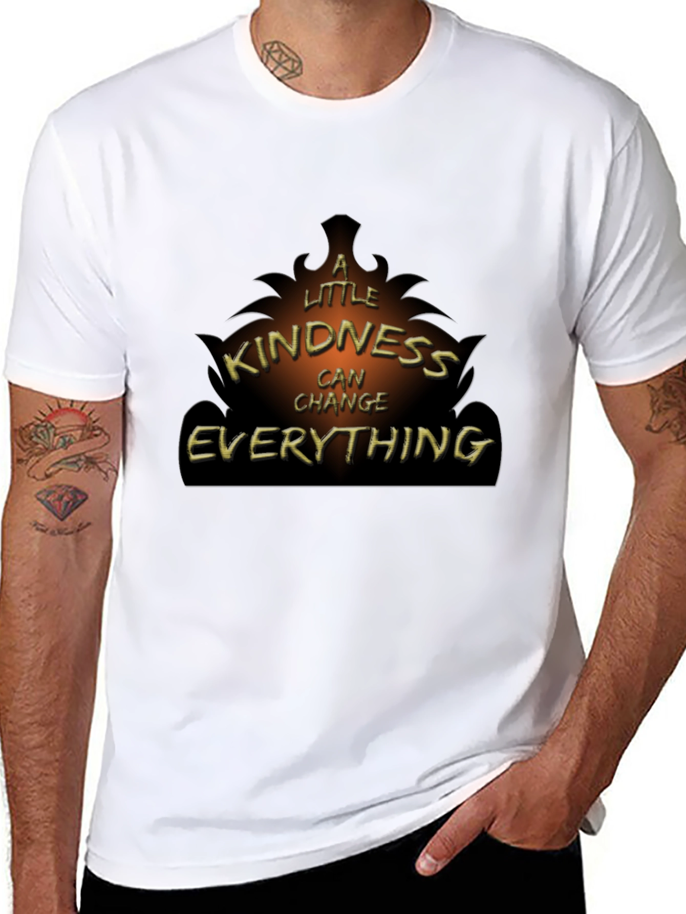 Kindness Change Everything Black T-Shirt