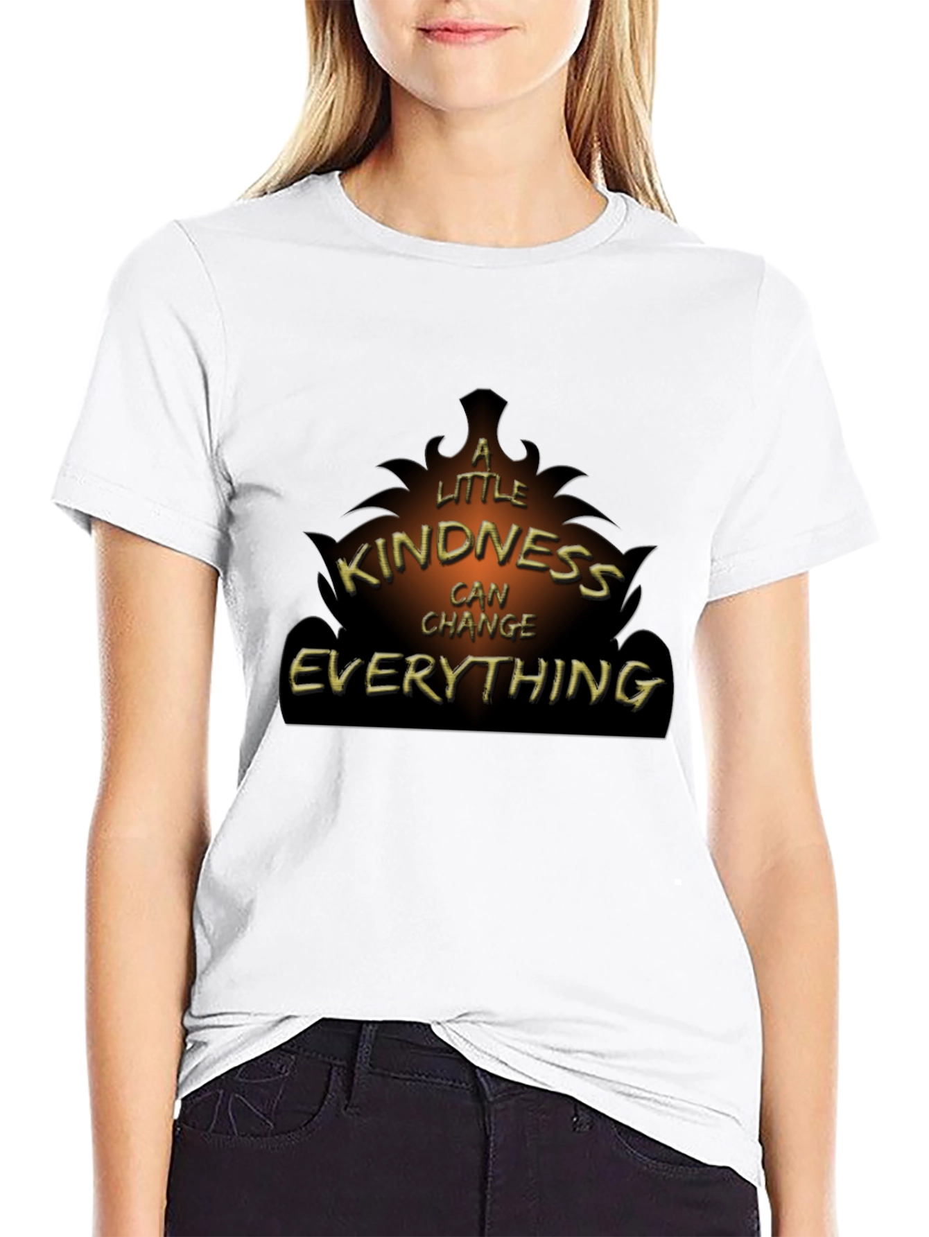 Kindness Change Everything Black T-Shirt