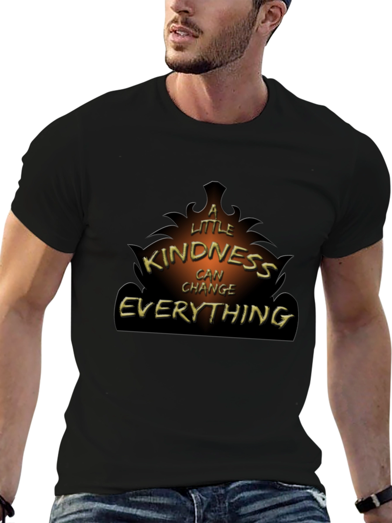 Kindness Change Everything Black T-Shirt