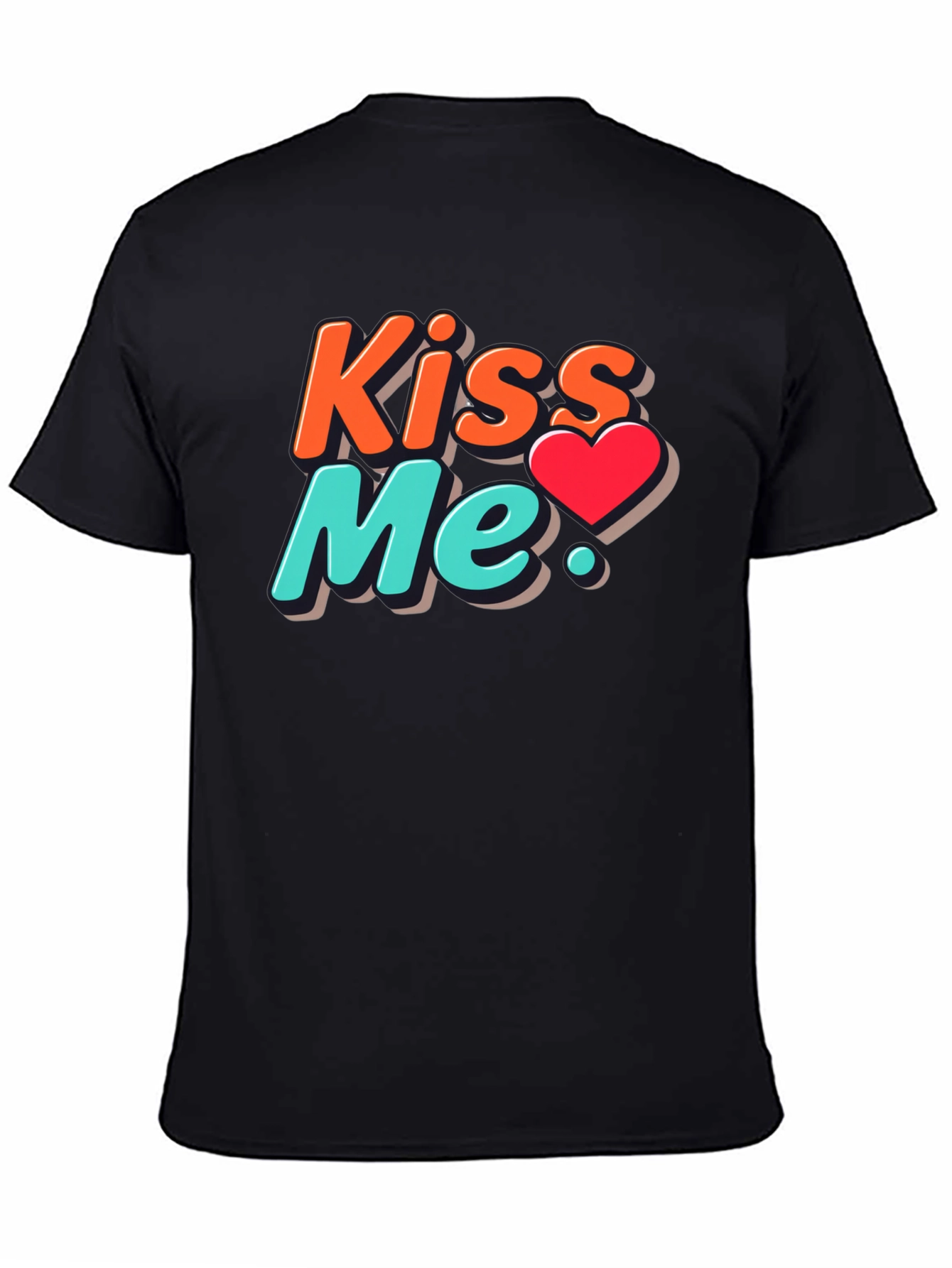 Kiss Me Graphic Tee - Trendy Valentines Day Shirt