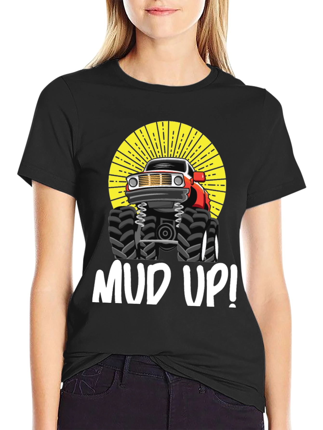 Mud Up Monster Truck Graphic Tee