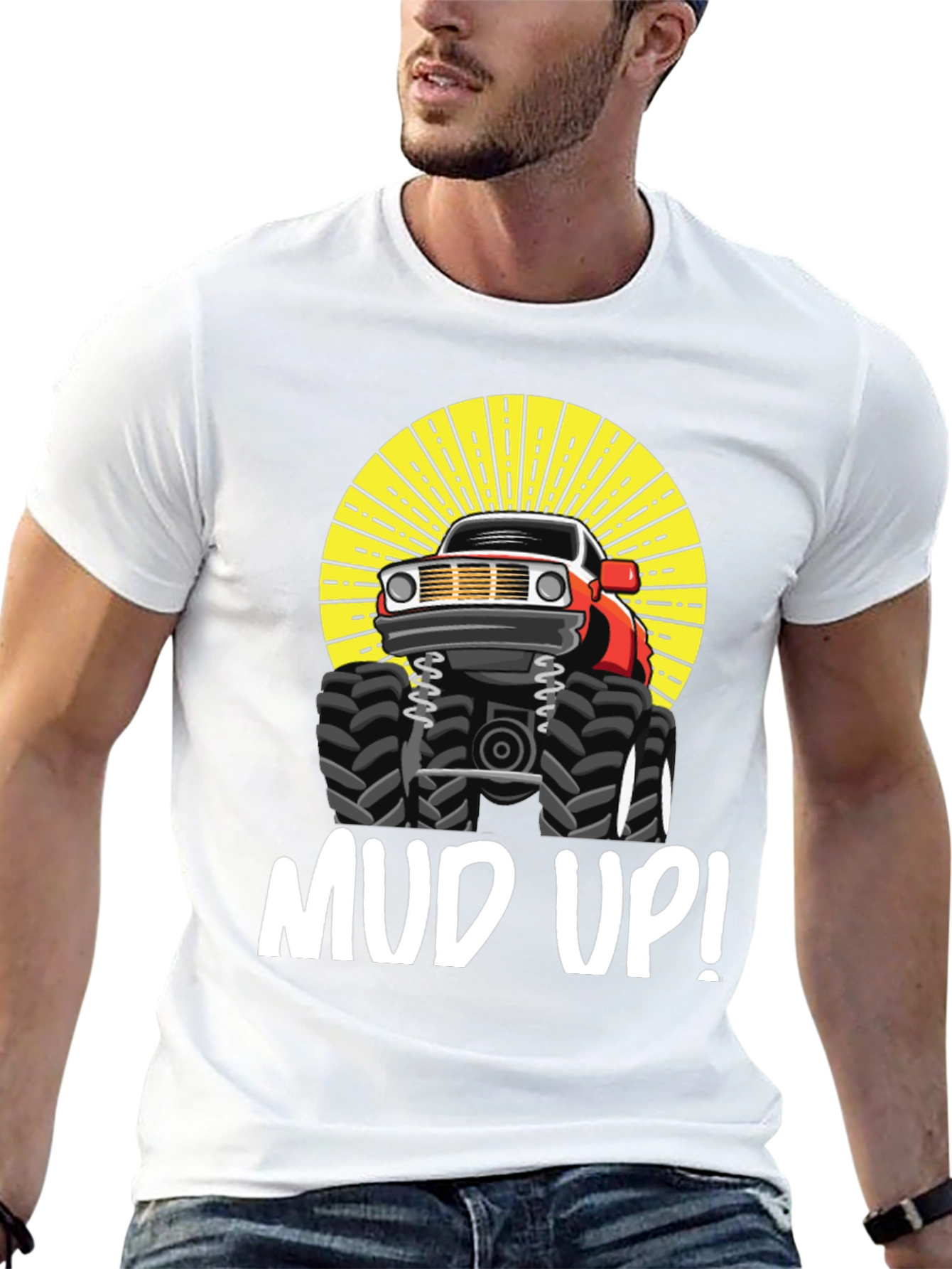 Mud Up Monster Truck Graphic Tee