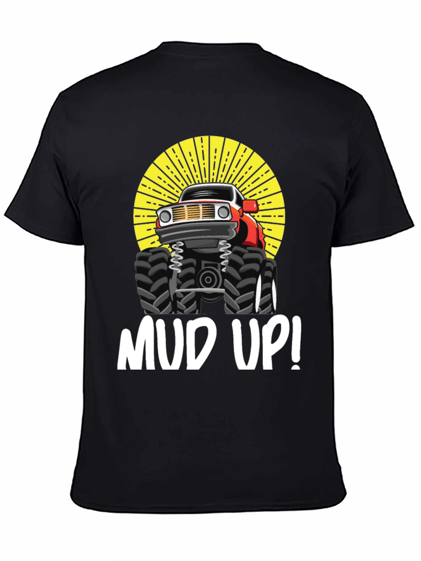 Mud Up Monster Truck Graphic Tee