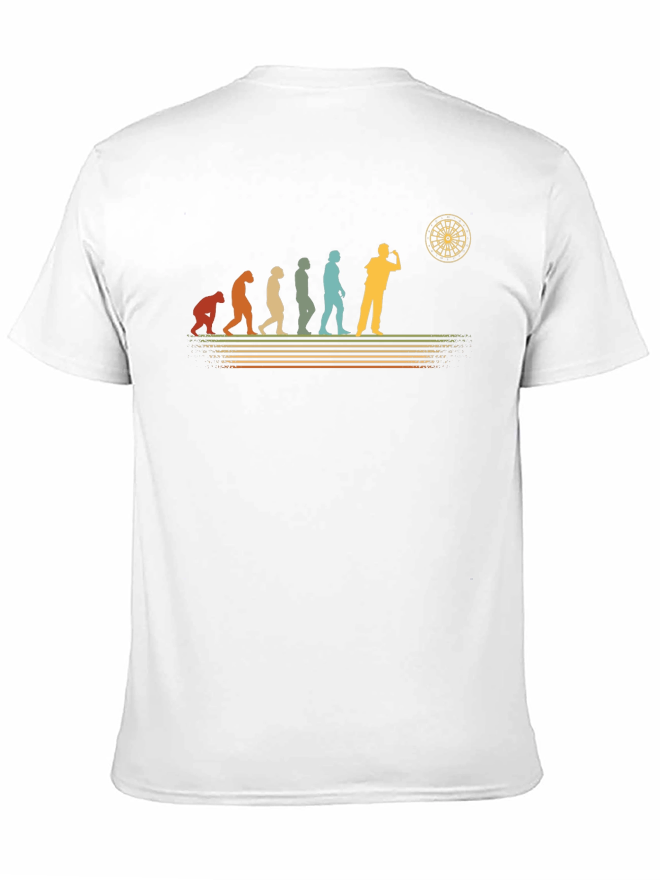 Darts Evolution T-Shirt - Throwback Design