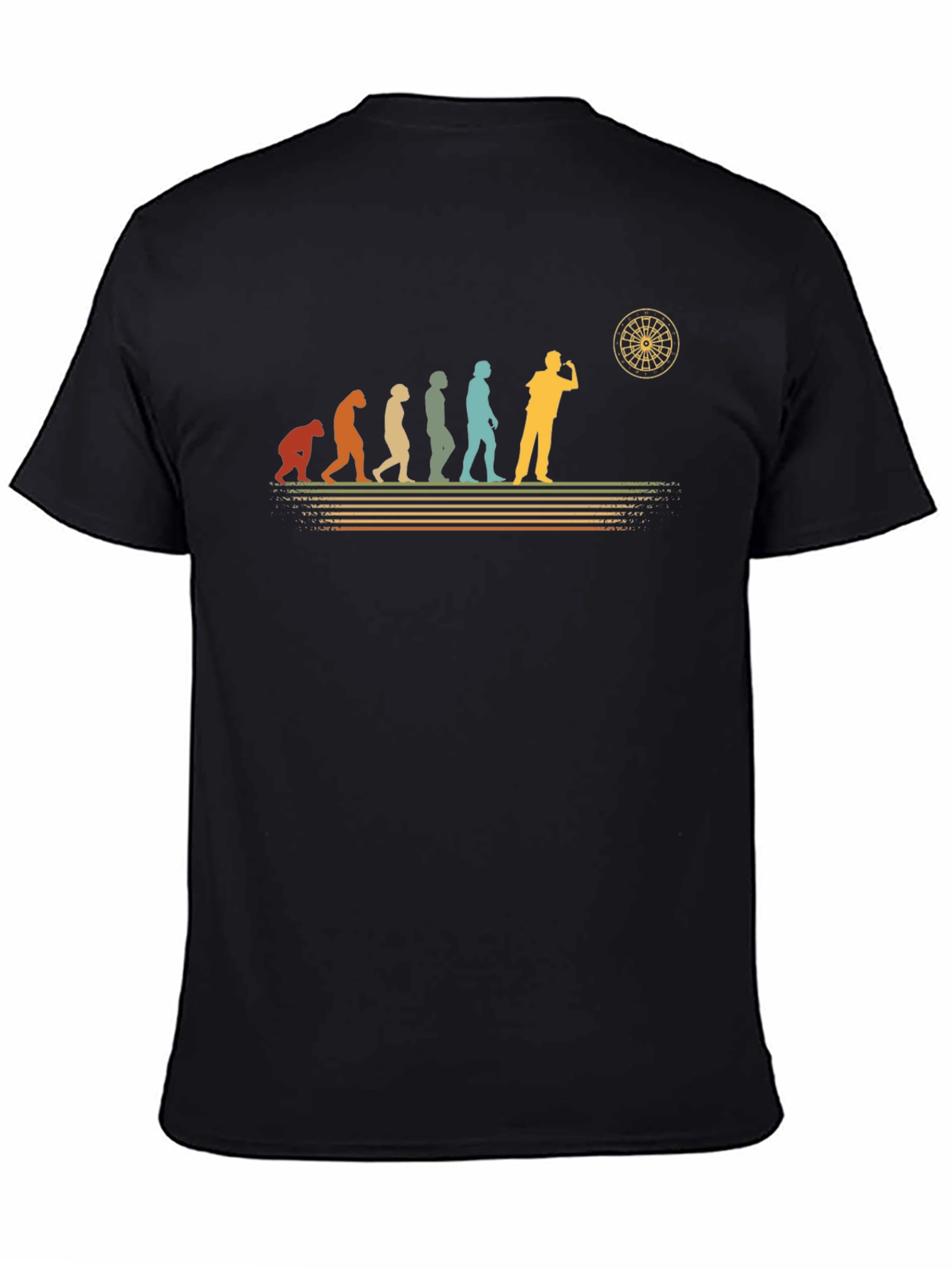 Darts Evolution T-Shirt - Throwback Design