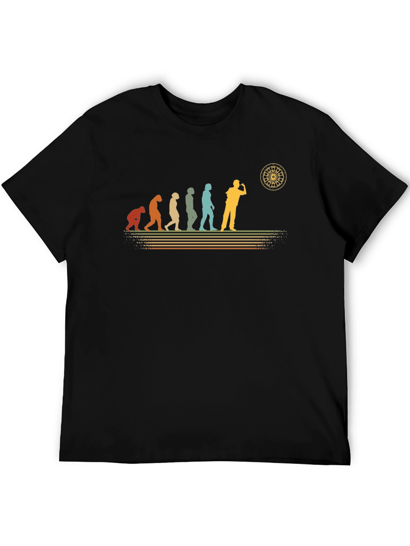 Darts Evolution T-Shirt - Throwback Design