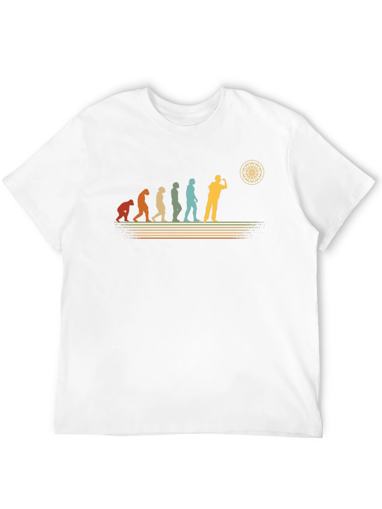 Darts Evolution T-Shirt - Throwback Design
