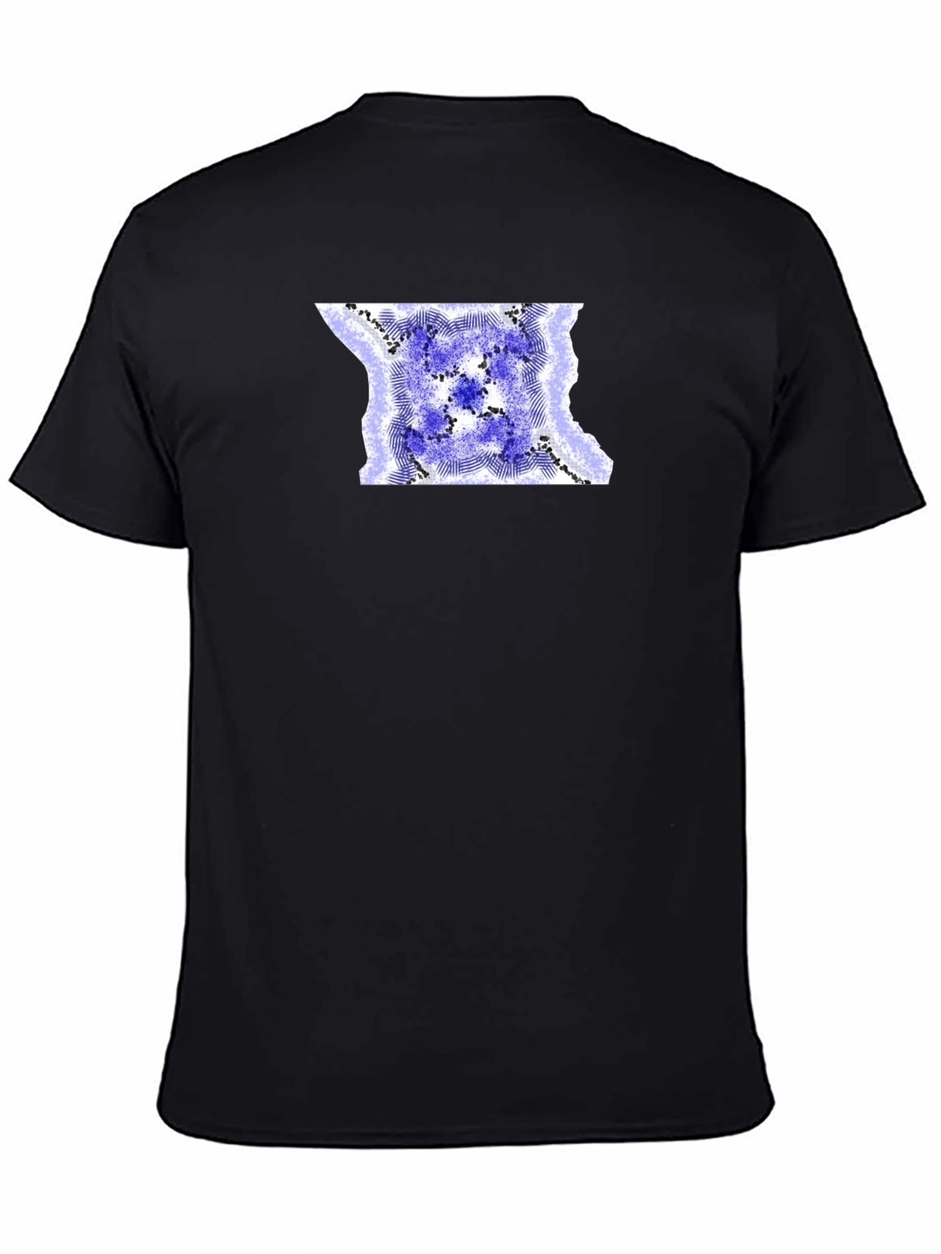 Abstract Design Black T-Shirt