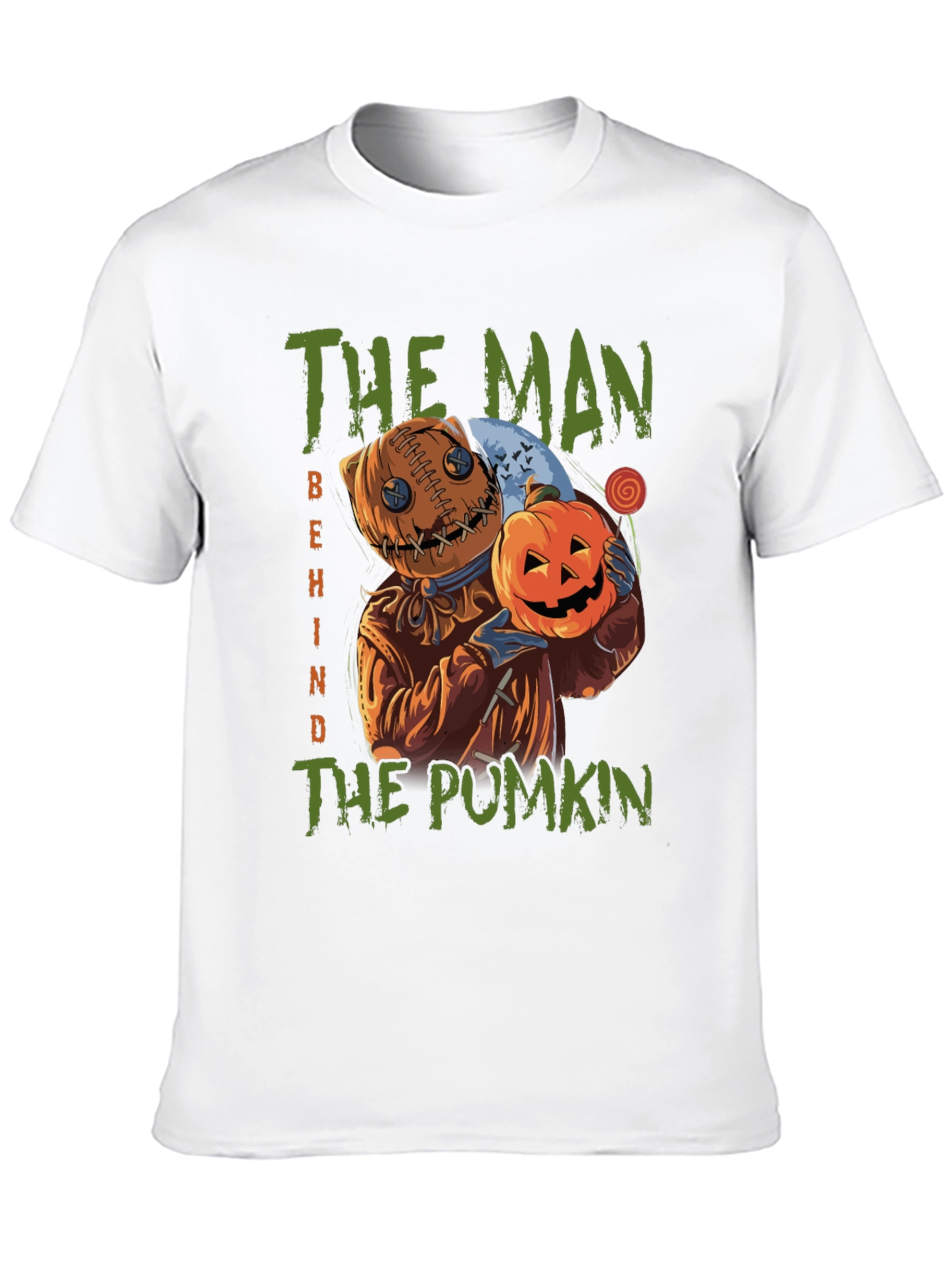 The Man Behind the Pumpkin Halloween T-Shirt