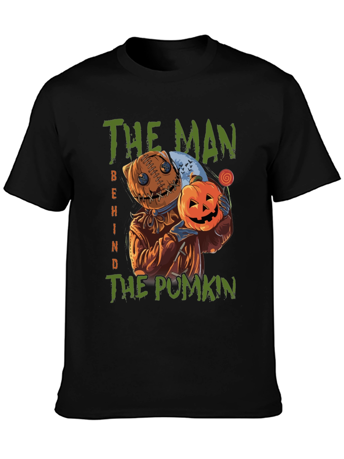 The Man Behind the Pumpkin Halloween T-Shirt
