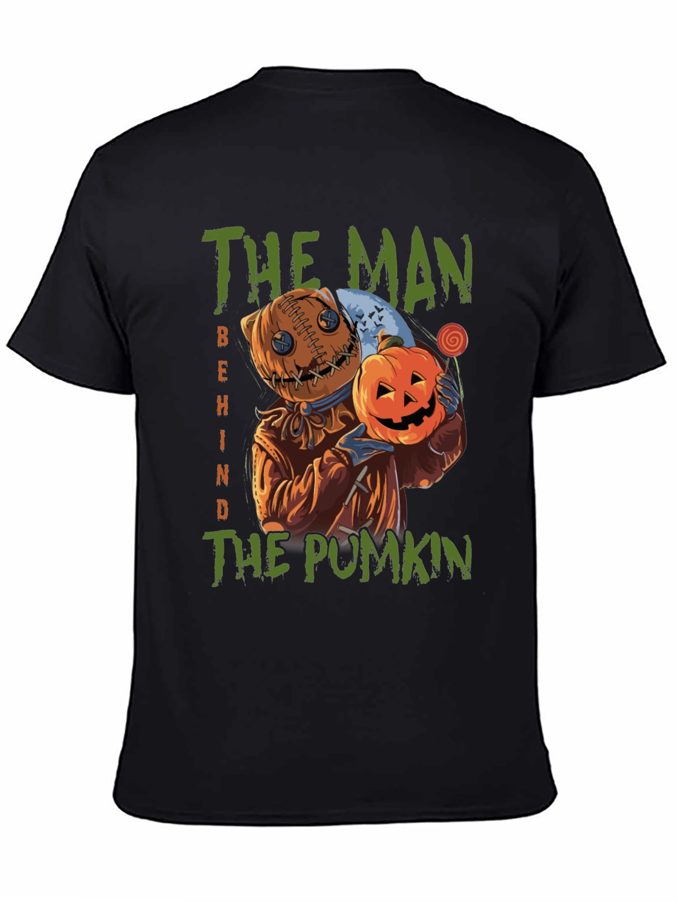 The Man Behind the Pumpkin Halloween T-Shirt