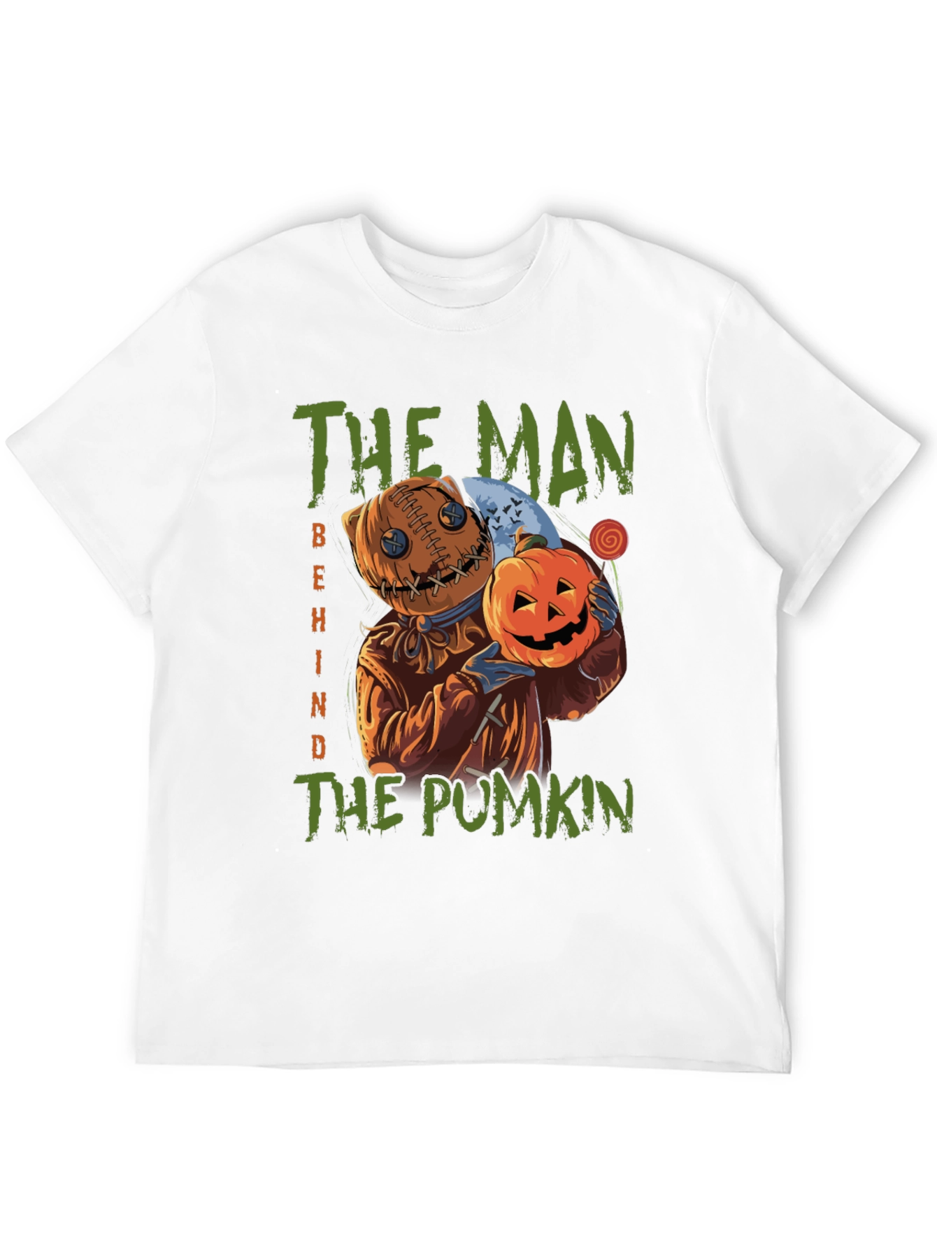 The Man Behind the Pumpkin Halloween T-Shirt
