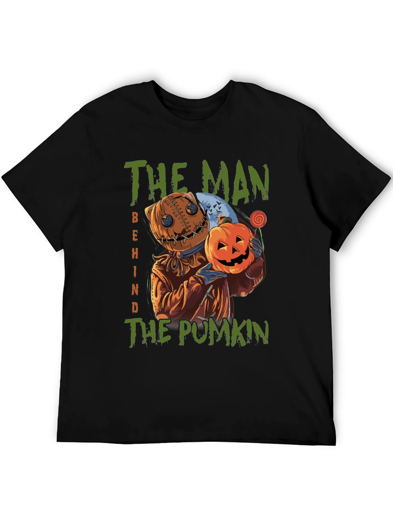 The Man Behind the Pumpkin Halloween T-Shirt