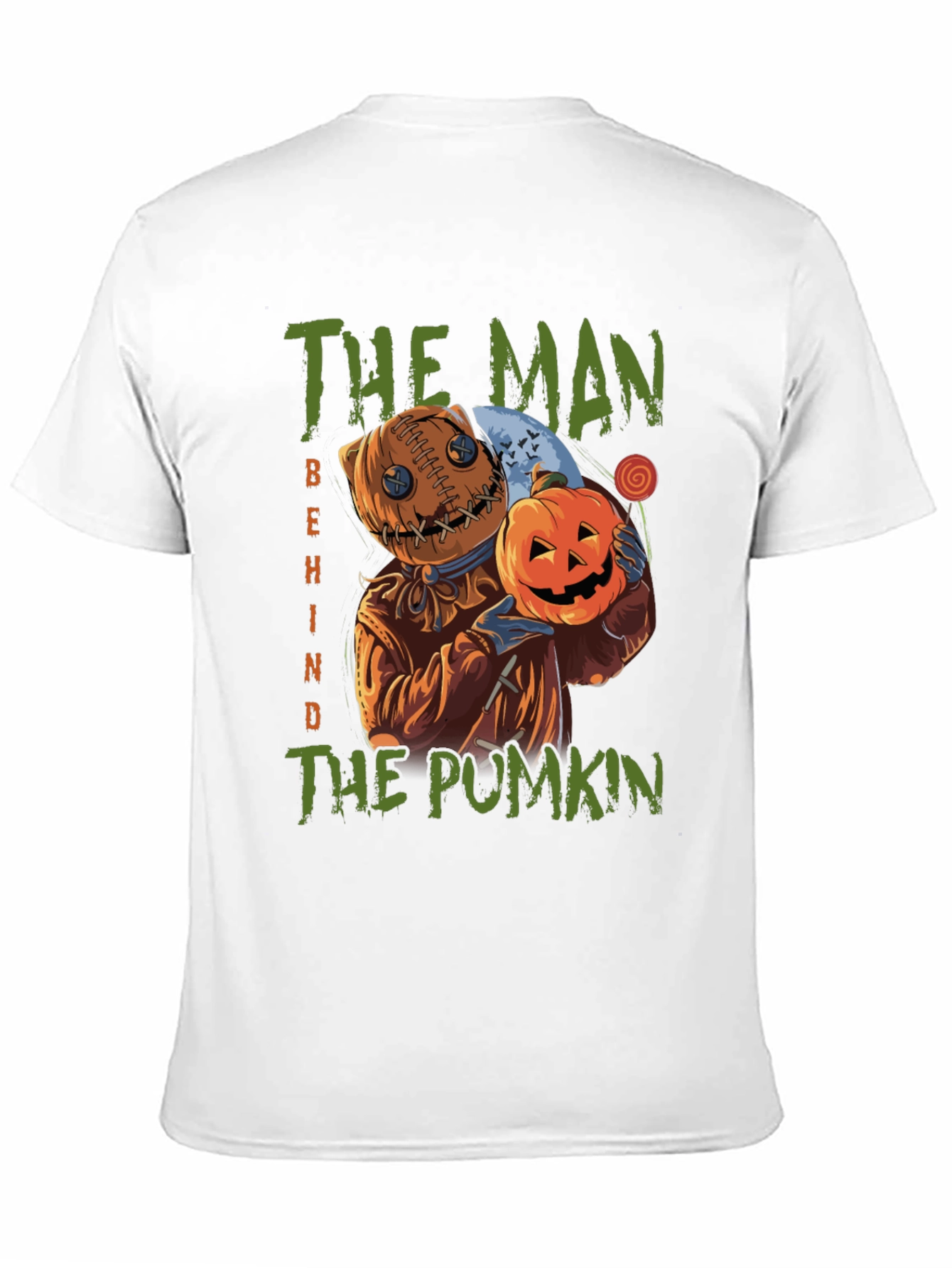 The Man Behind the Pumpkin Halloween T-Shirt