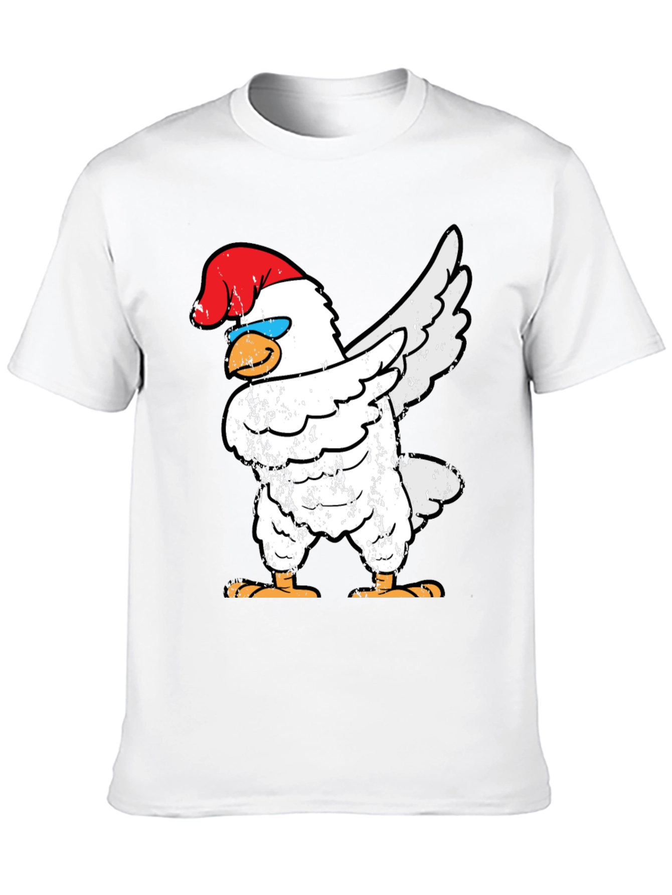 Dabbing Chicken Tee - Funny Poultry Dance Shirt