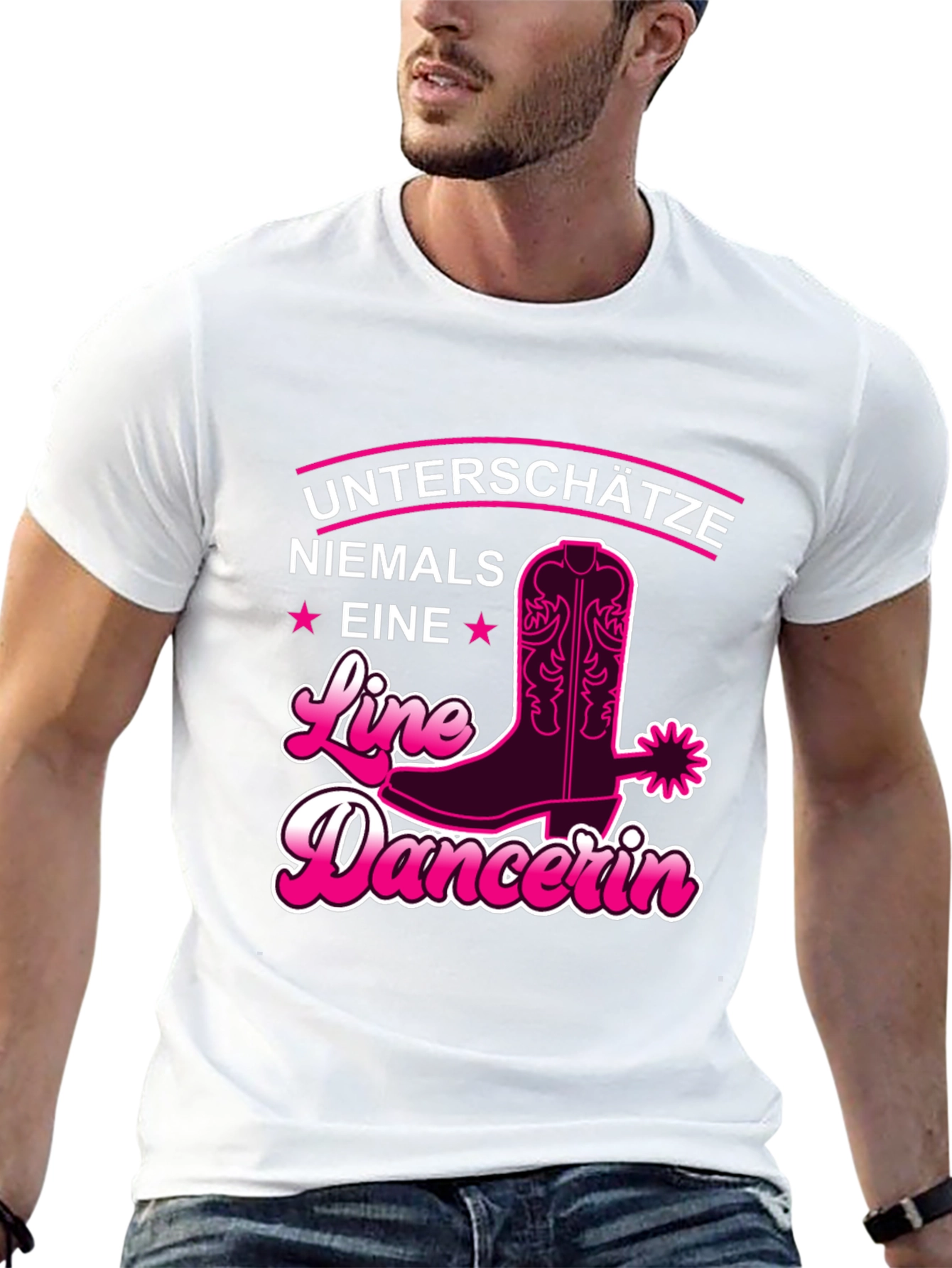 Line Dancer T-Shirt - Untershatze Niemals Eine
