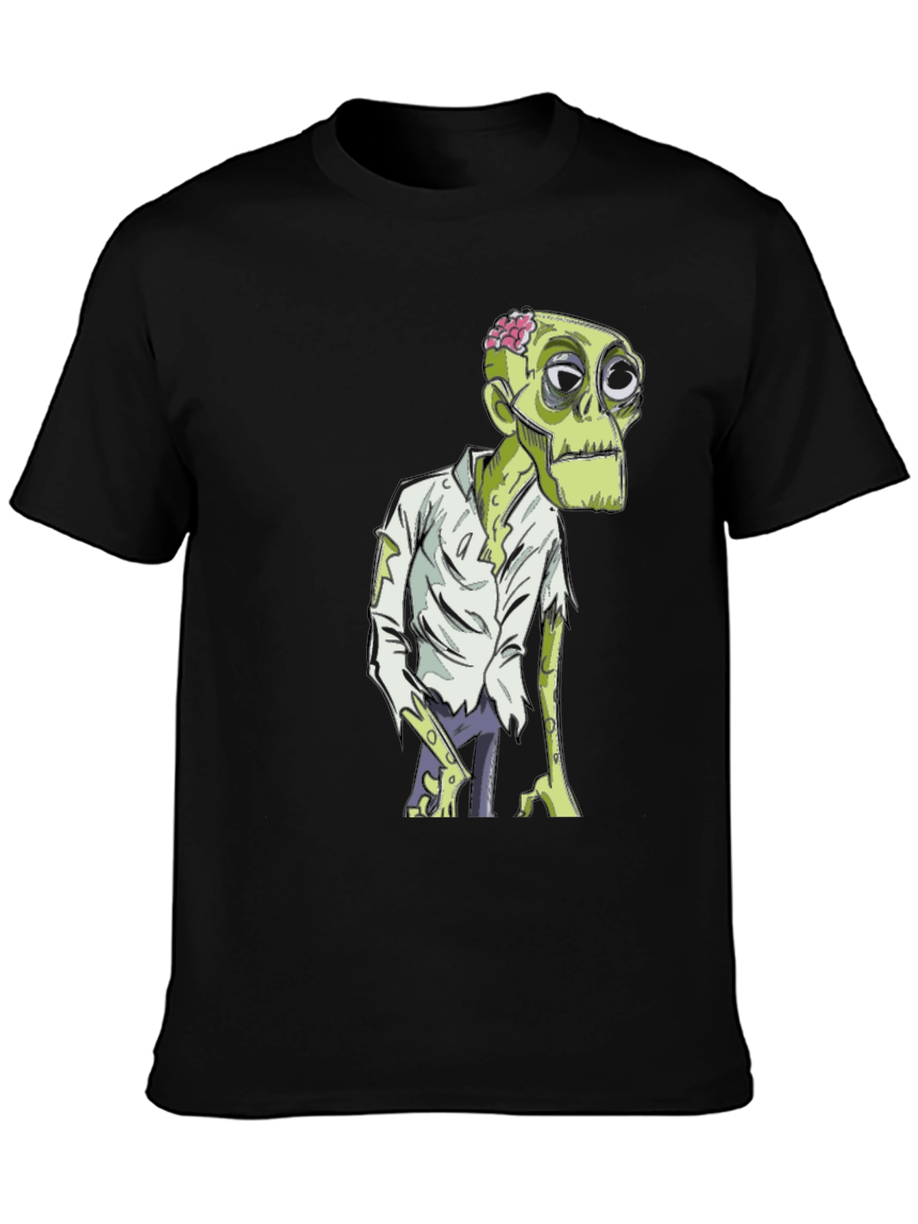 Zombie Graphic Tee - Halloween Costume Shirt