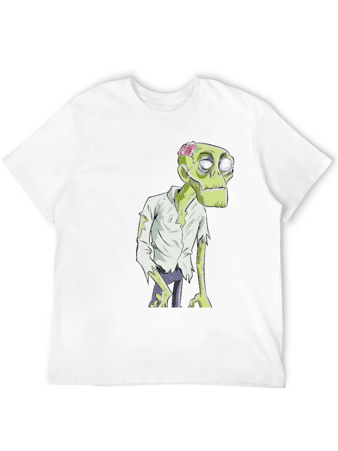 Zombie Graphic Tee - Halloween Costume Shirt