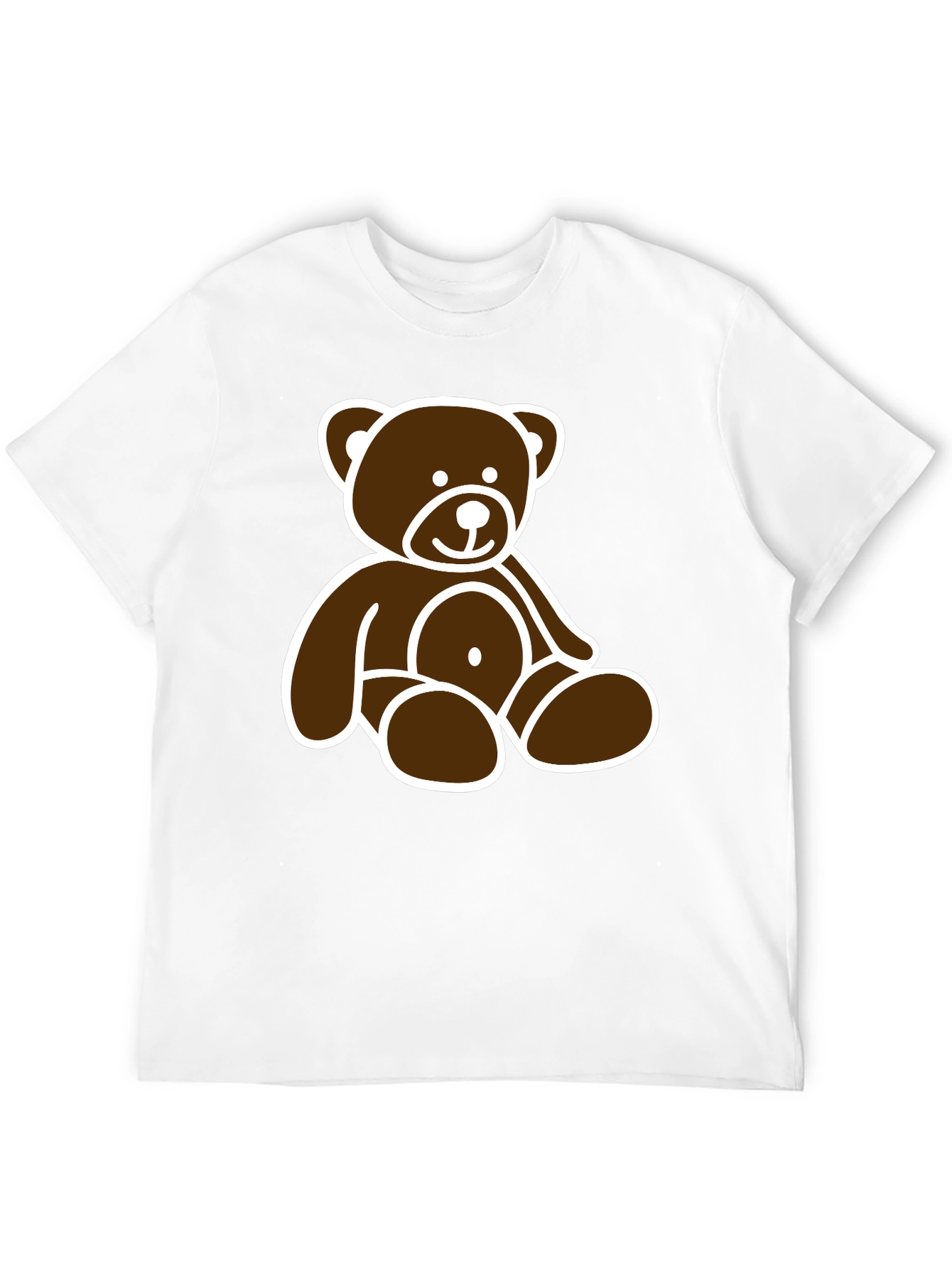 Teddy Bear Graphic Tee - Black Unisex T-Shirt