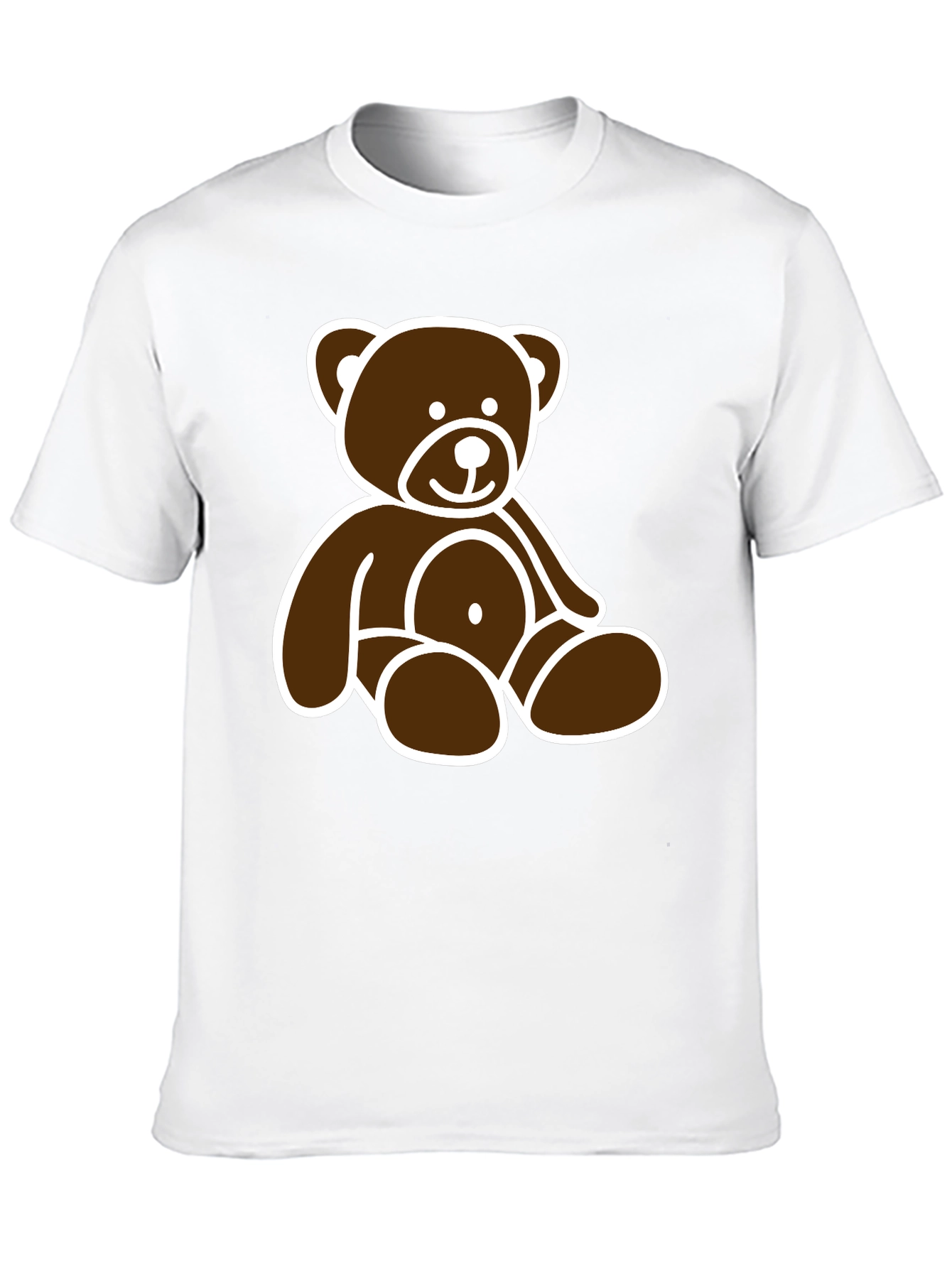 Teddy Bear Graphic Tee - Black Unisex T-Shirt