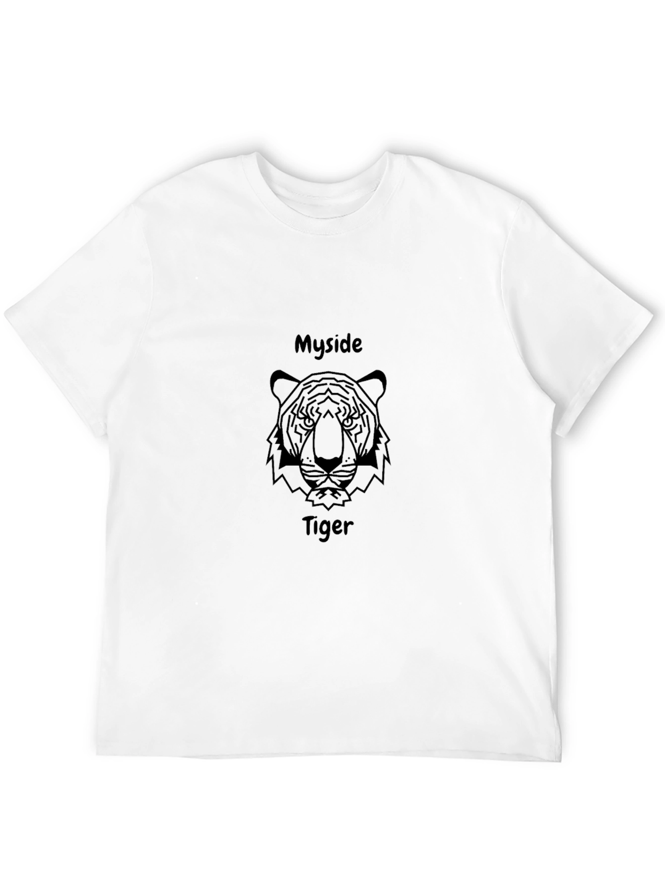 Myside Tiger Graphic Tee - Black