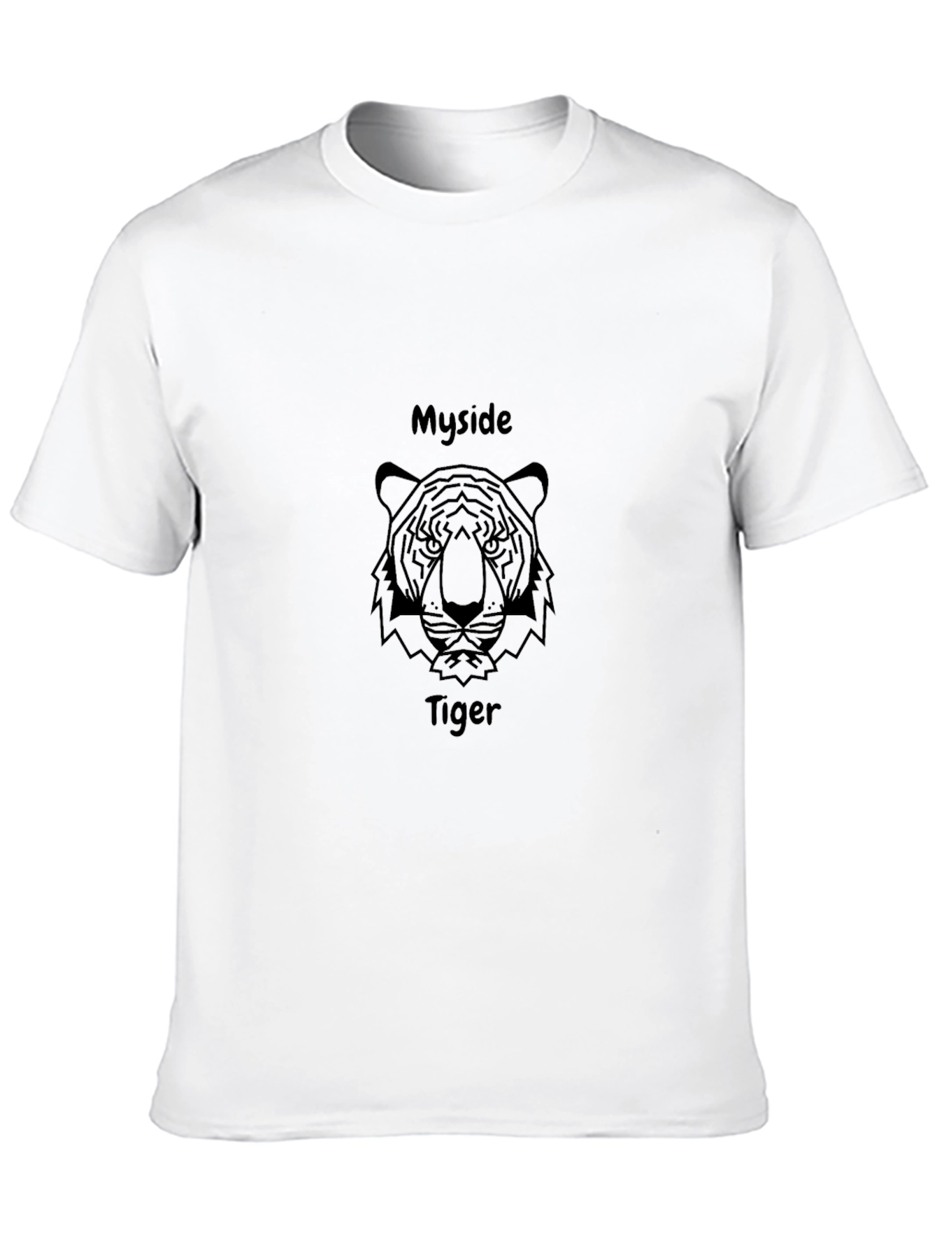 Myside Tiger Graphic Tee - Black