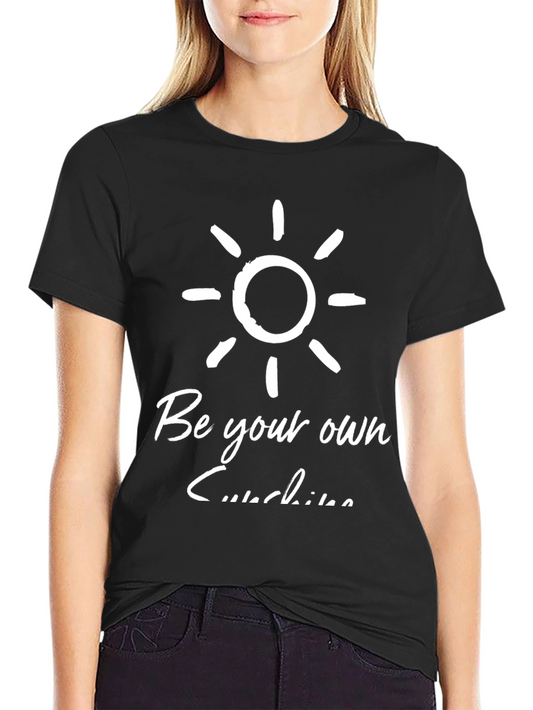 Be Your Own Sunshine Graphic Tee - Black