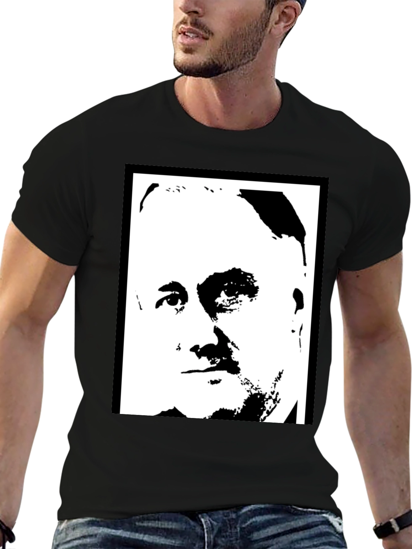FDR Portrait Graphic Black T-Shirt