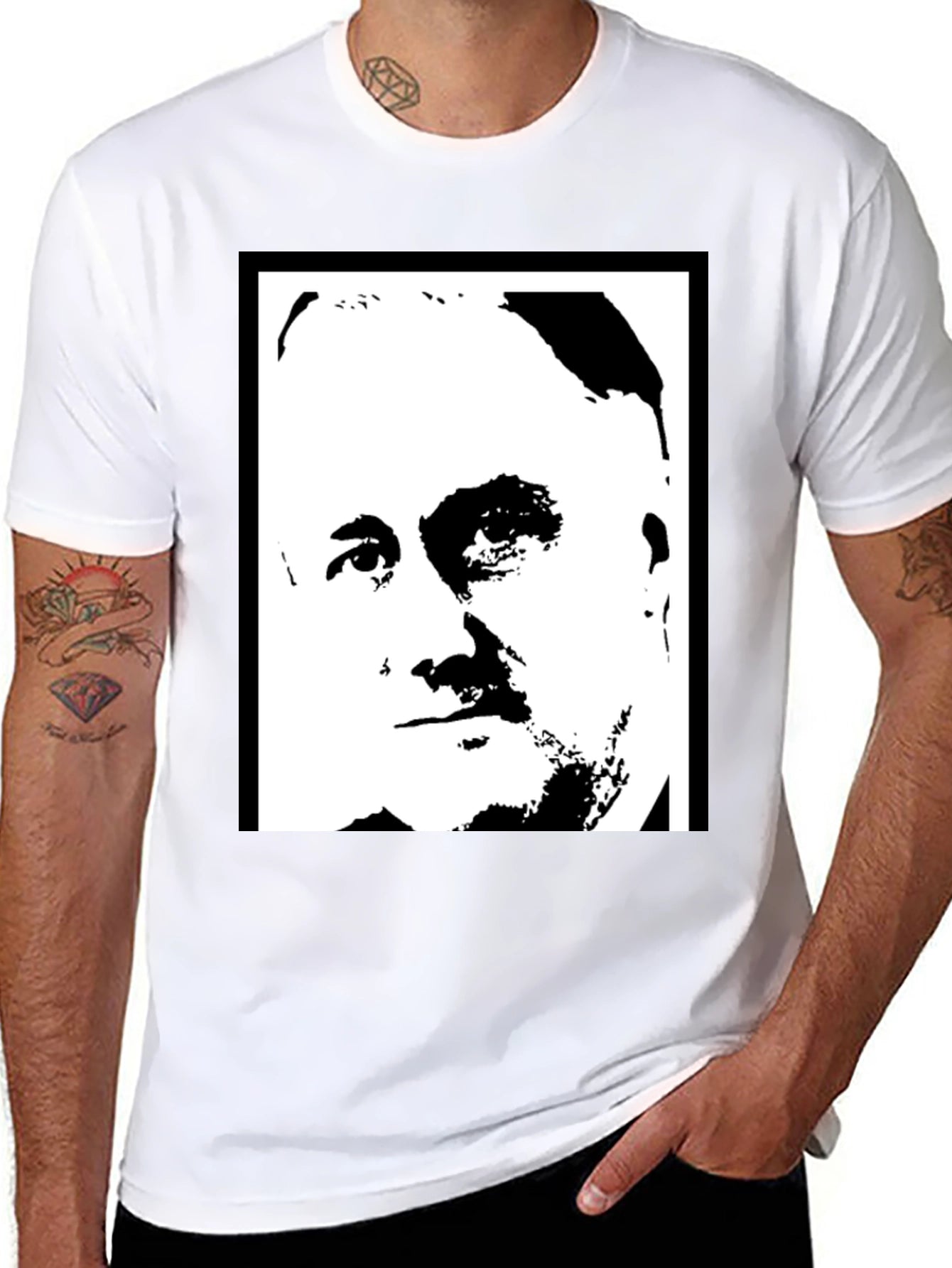 FDR Portrait Graphic Black T-Shirt
