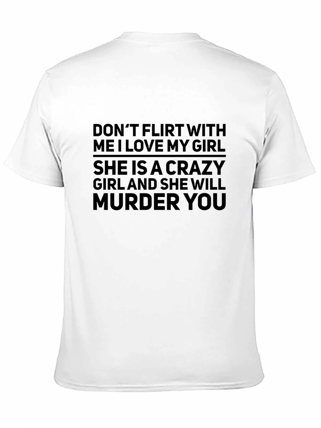 Crazy Girl T-Shirt - Funny Warning Tee
