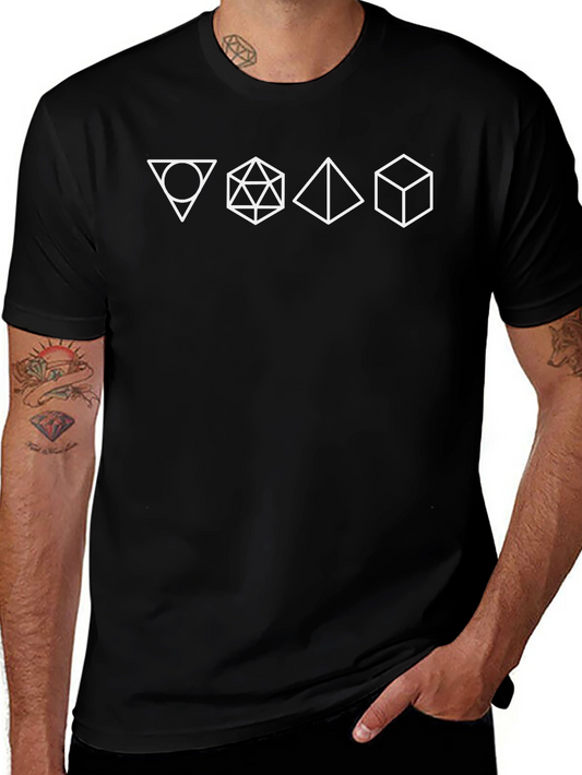 D&D Geometric Shapes T-Shirt