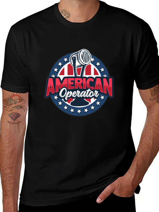 American Operator T-Shirt - Patriotic Design