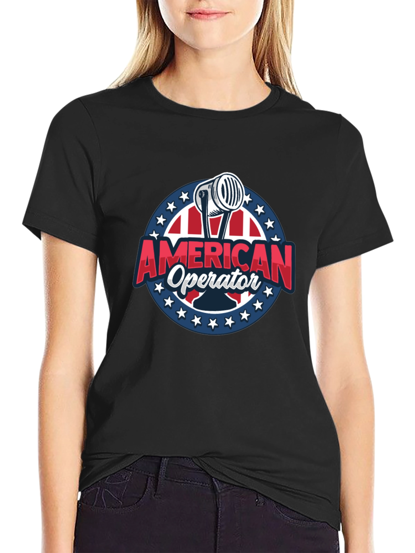 American Operator T-Shirt - Patriotic Design