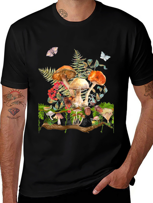Mushroom Forest Graphic T-Shirt