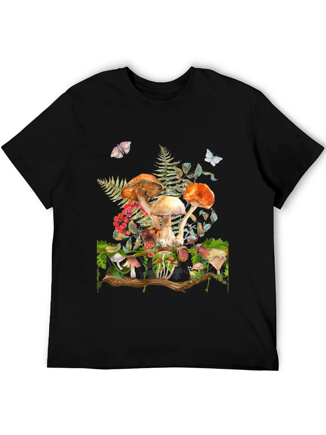 Mushroom Forest Graphic T-Shirt