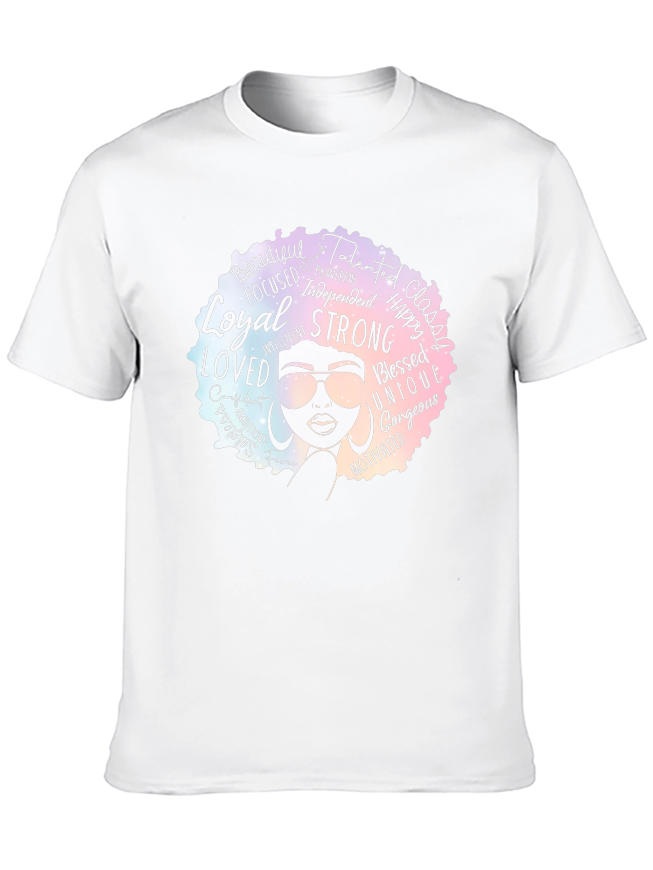 Empowered Woman Afro Graphic Tee