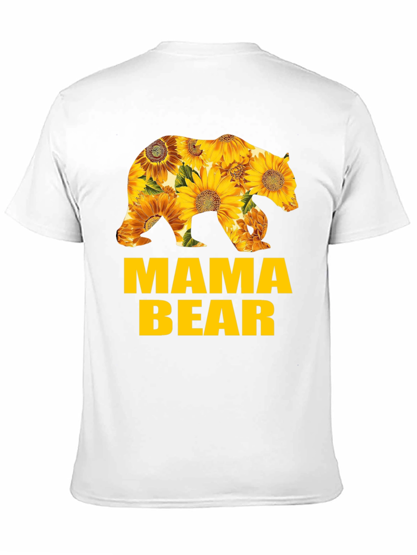 Mama Bear Sunflower Graphic T-Shirt